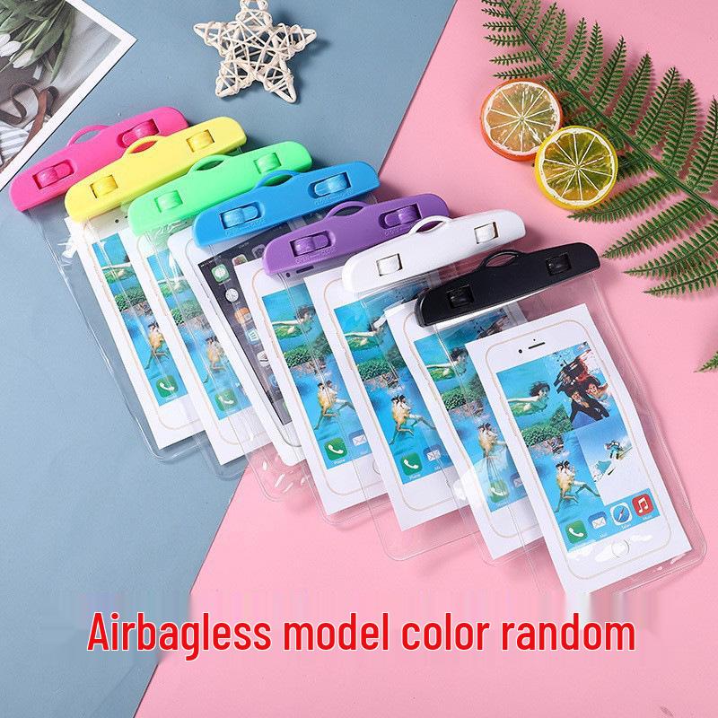 Universal Waterproof Phone Bag for Rafting and Diving with Touch Screen Access - Ideal for Takeaway Riders