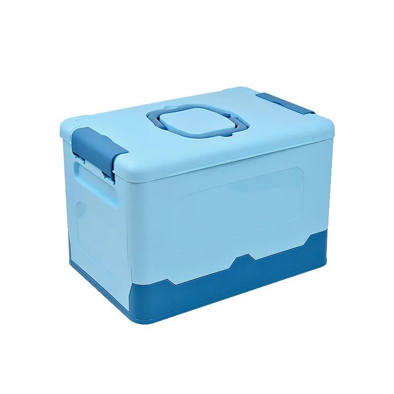 Multi-function Foldable Storage Box PP Plastic Detachable Portable Organizer Box with Lid for Car/Home, Clothes & Toys