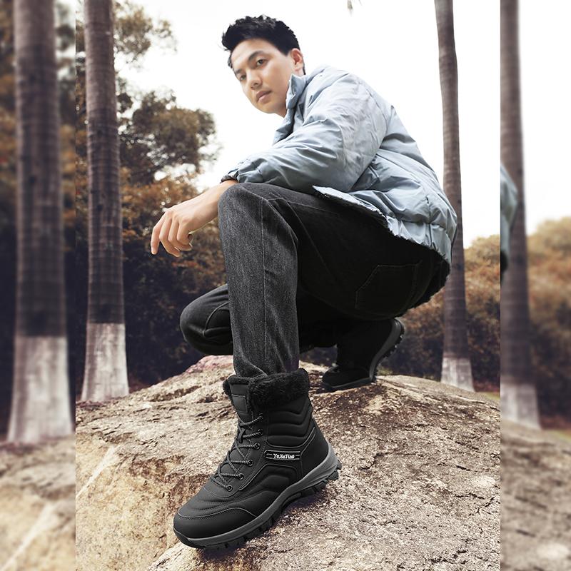Unisex Pánské Zimní Boty Velké Velikosti Zimní Plus Sametové Zahřívací Teplé Sněhule Dámské Sněhule