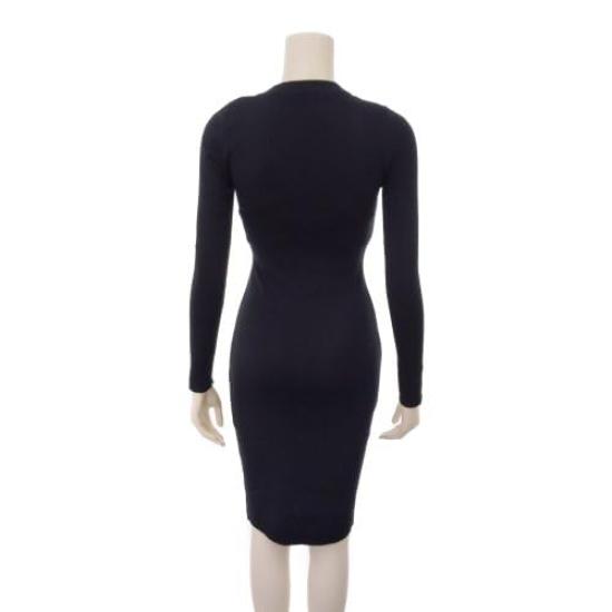GRAXIA Cabaret Midi Knit Hostess Club Lounge Long One Size Fits Most Dress, Dress, Dress, Dress, Dress, Dress, Sleeves, Stretch, Décolleté, Luxury,