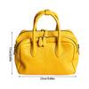 Women Satchel Purses and Handbags Leather Bostons Barrels-White