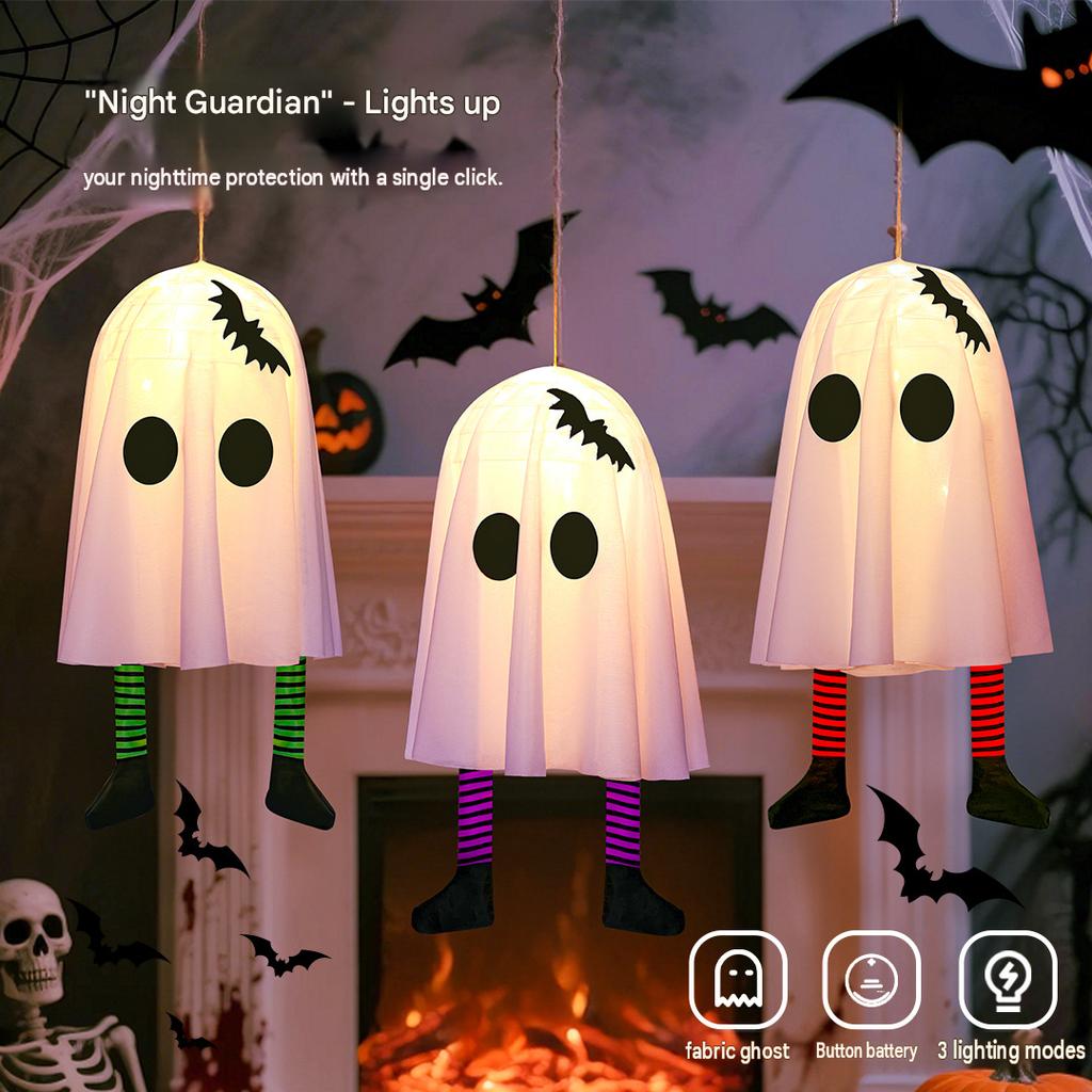 Halloween Glowing Ghost Hanging Decorations Spooky Party Supplies