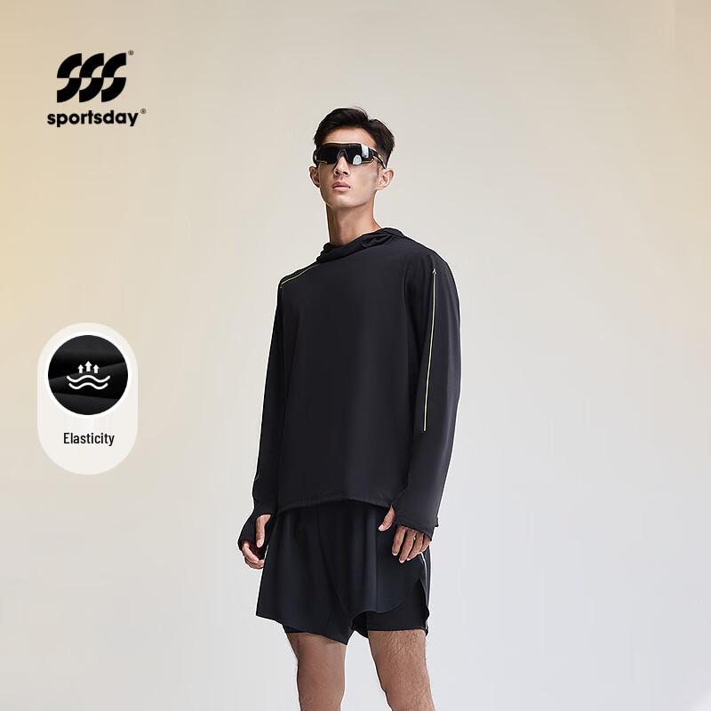 HLA Men s SUWUKOU Collaboration Long-Sleeve Sports T-Shirt XXXL