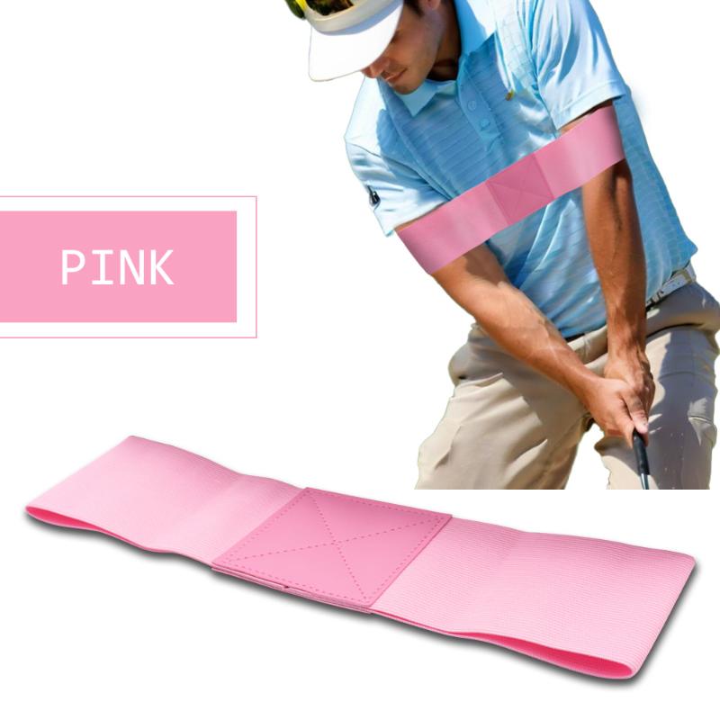 1Pc Elastic Golf Swing Trainer Arm Band Golf Swing Gesture Corrector Training Aid Golf Practicing Guid For Men Women Beginners