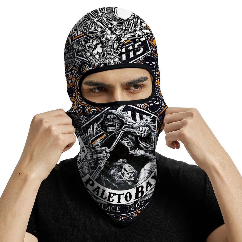 Harley Retro Motorcycle Sun Protection Mask & Summer Neck Gaiter Joker Headwear