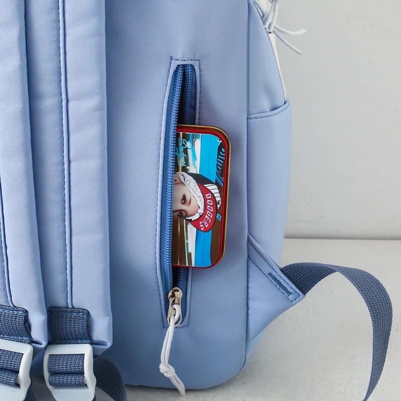 Czteroczęściowy Zestaw Plecaków Torba Szkolna dla Ucznia Dziewczęca Plecak o Dużej Pojemności Lekki