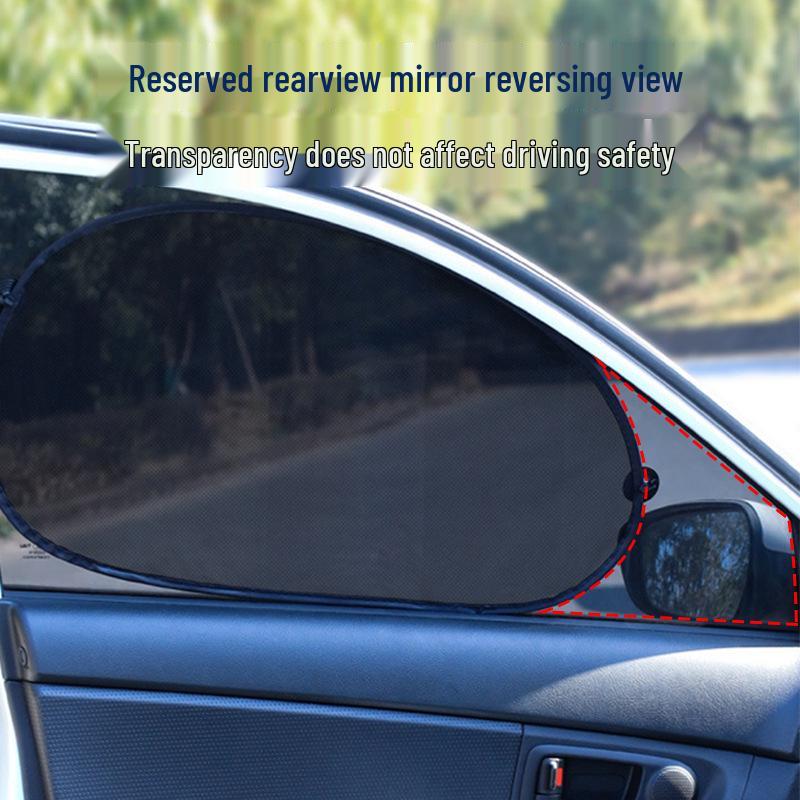 Car Side Window Sunshade Curtain: Mosquito-Proof, Heat-Insulating Mesh Cloth for Summer