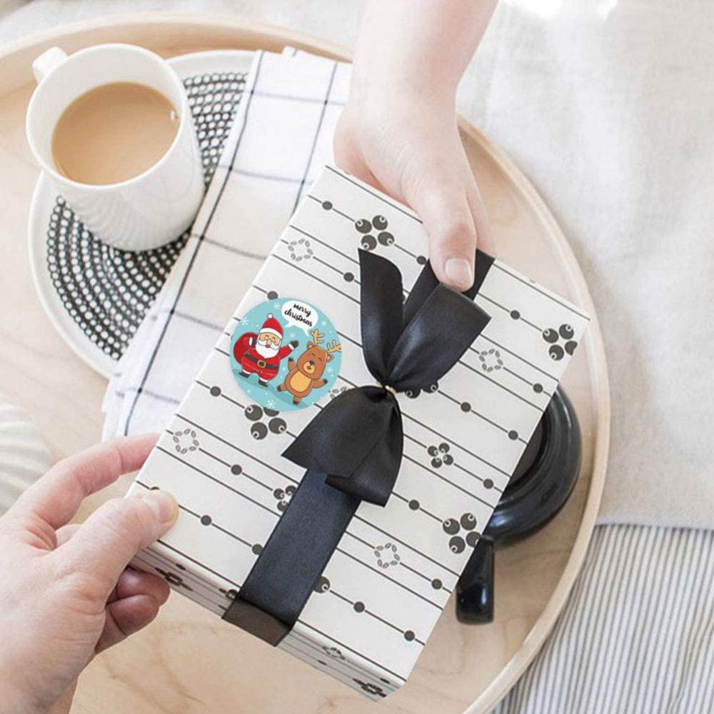 2025 Christmas Gift Stickers Decorative Sealing Sticker Merry Christmas Reward Self-adhesive Labels Children's Party