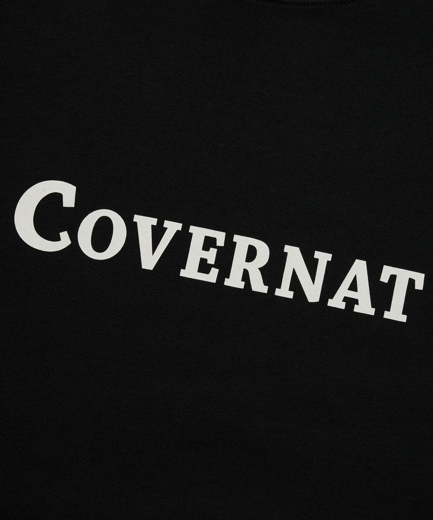 COVERNAT Center Logo T-Shirt Black