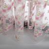 Flower Sheer Curtain Tulle Window  Voile Drape Valance 1 Panel Fabric