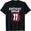 Geburtstag Ninja Elf 11 Jahre Altes Geschenk Grafik Japanisches Spion T-Shirt