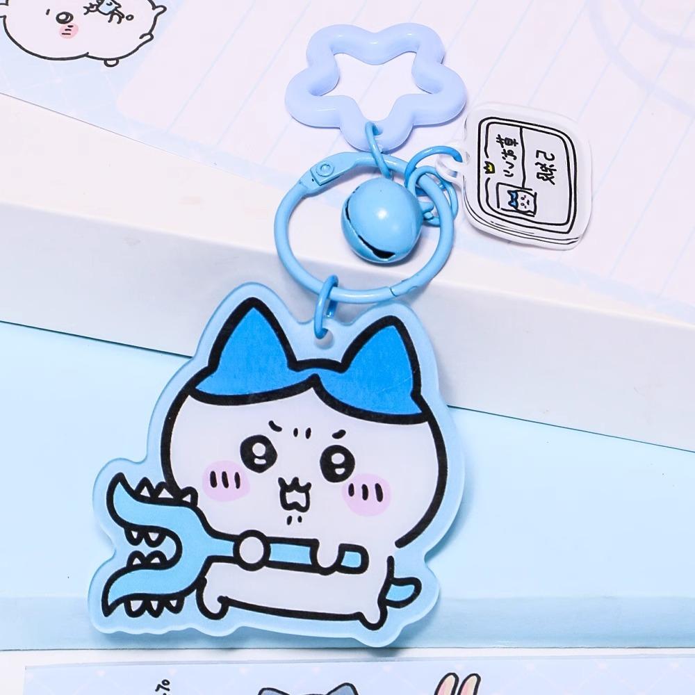 3 Piezas/juego Llaveros Kawaii Anime Chiikawa Dibujos Animados Hachiware Usagi Chiikawa Llavero de Acrílico Colgante Mochila Regalos Creativos