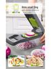 Multi-functional Vegetable Cutter & Potato Peeler Set: Slicer, Shredder, Dicer, Grater, Kitchen Gadget.