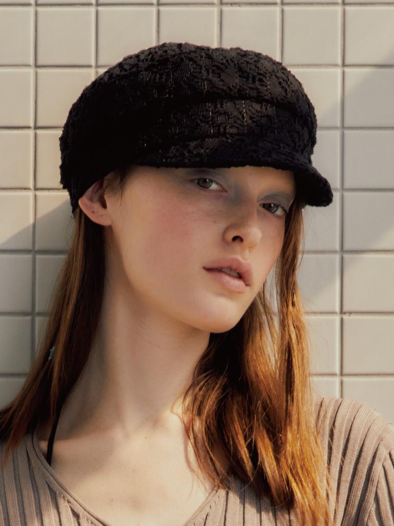 Poejidam Crochet Nouvelle Margot Hat In Black