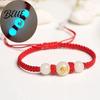 Glow In The Dark Bracelet Snake Year Lucky Red Rope