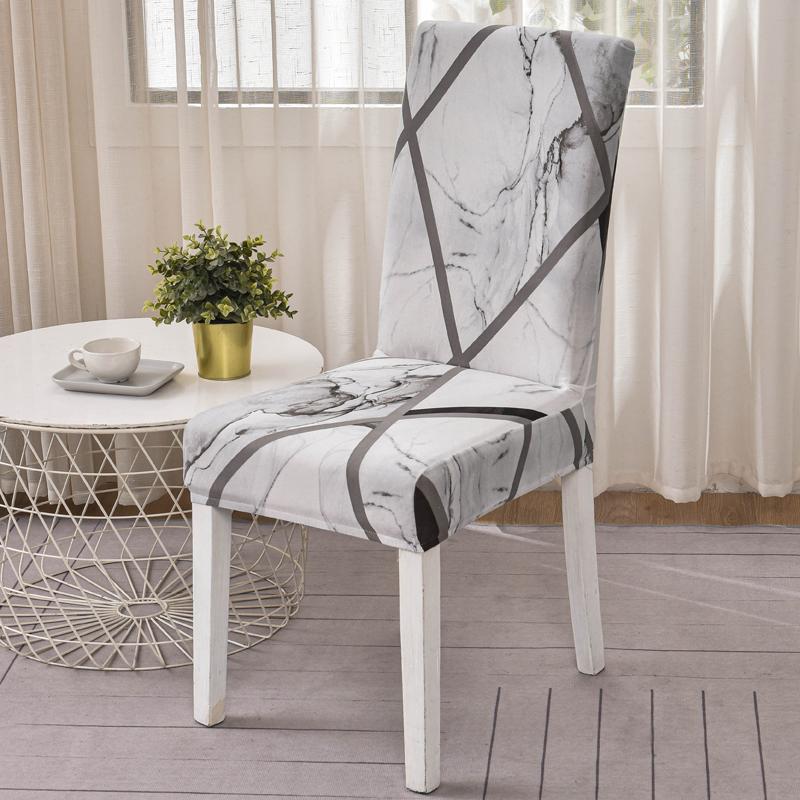 New Colors Chair Covers Floral Modern Slipcover For Dinning Room Wedding Stretch Elastic Furniture Protector
