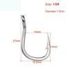 5/10Pcs Stainless Steel Fish Hook Jig Big Fishing Bait Holder Tackle Tool