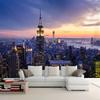 New York Sunset Skyline Tapestry - Empire State Building Cityscape Wall Hanging
