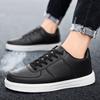 Herrenschuhe Mode Flache Turnschuhe Schwarze Sneaker Herren Niedrige Freizeitsneaker Damen