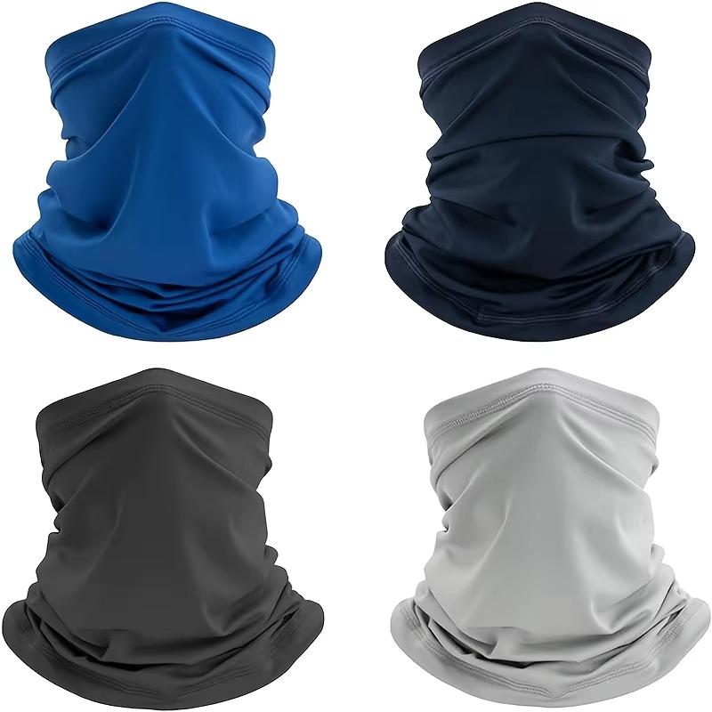 4 Stück Radfahren Sonnenschutzmasken für Männer und Frauen, Sport Radfahren Kopftücher, Angeln Winddicht Fahrrad Halsgamaschen.