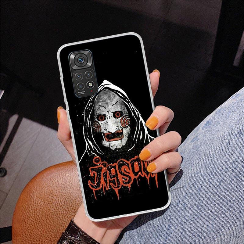 The Jigsaw Killer Horror Phone Case For Xiaomi Redmi Note 15 14 13 12S 12 11 Pro Plus 14S 11S 11E 10 10S 11T 5G Personalized Cov