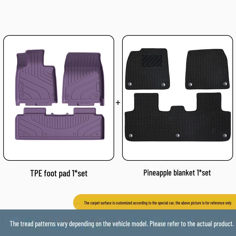 Eco-friendly, Odorless TPE Floor Mats for Xiaomi SU7: Original Car Color and Interior Match
