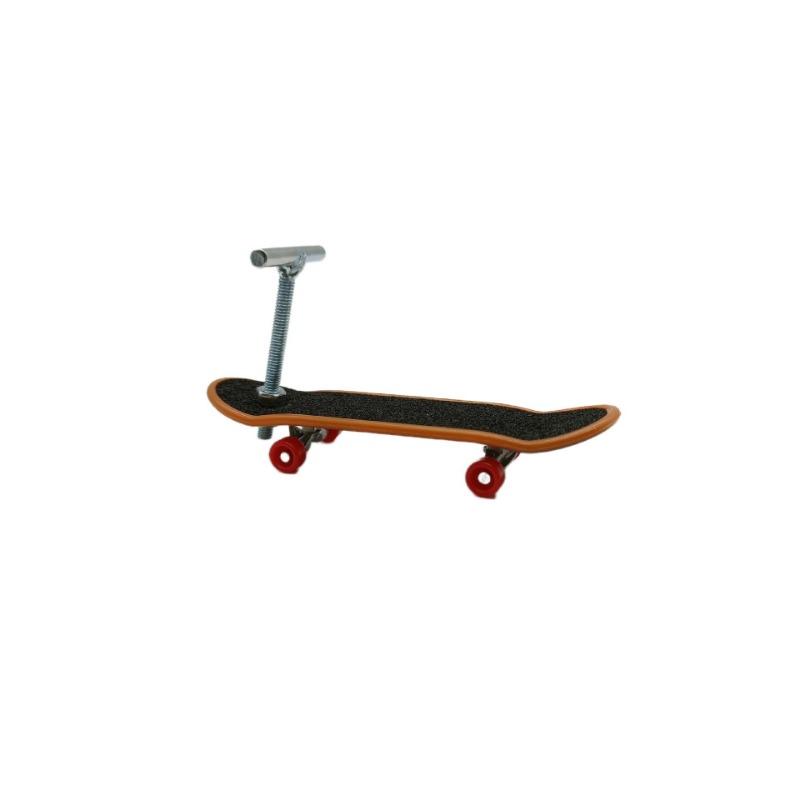 Parrot Intellectual Toy Training Props Parrot Peony Scooter Upgraded Alloy Bracket Professional Finger Skateboard