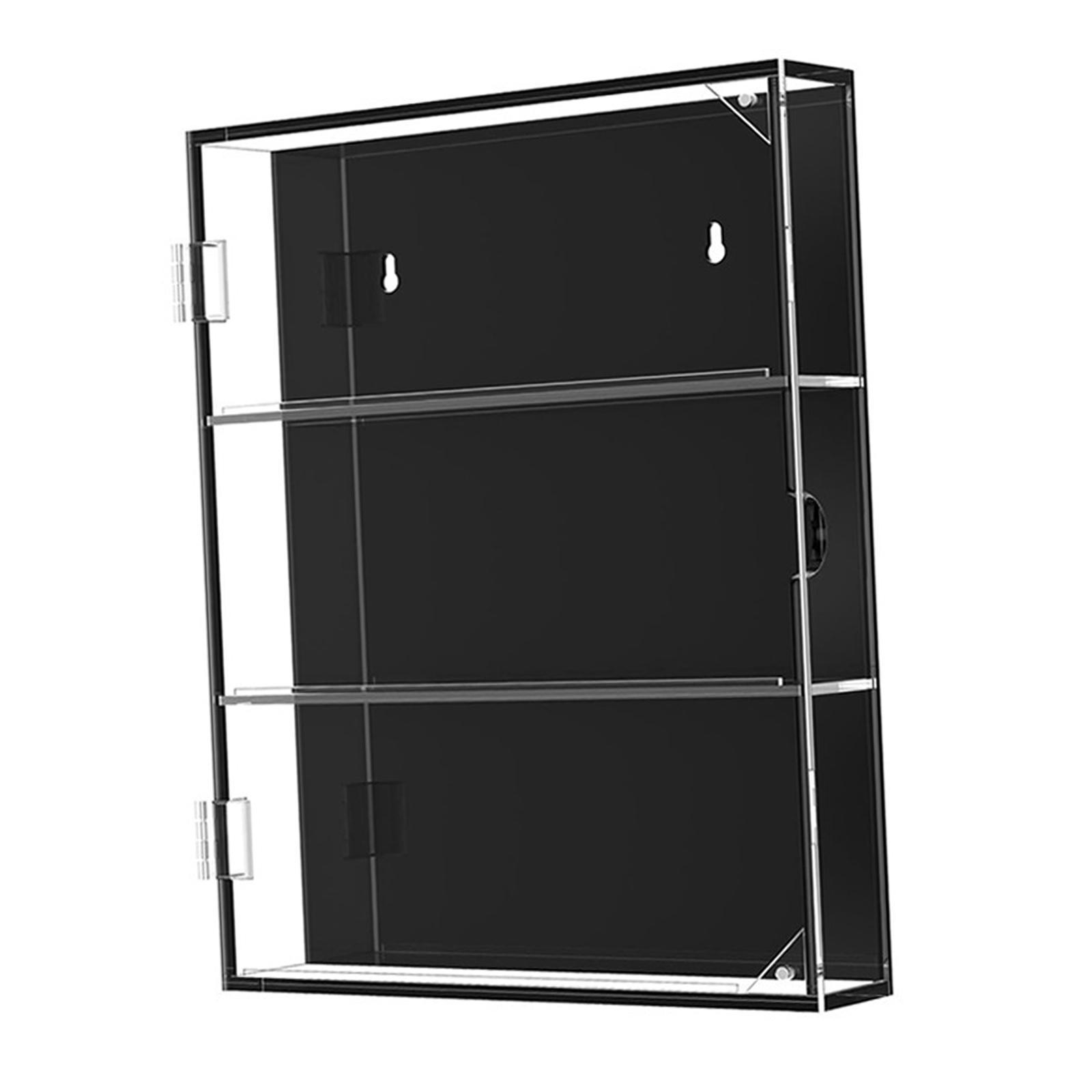 Black Sports Card Display Case Clear
