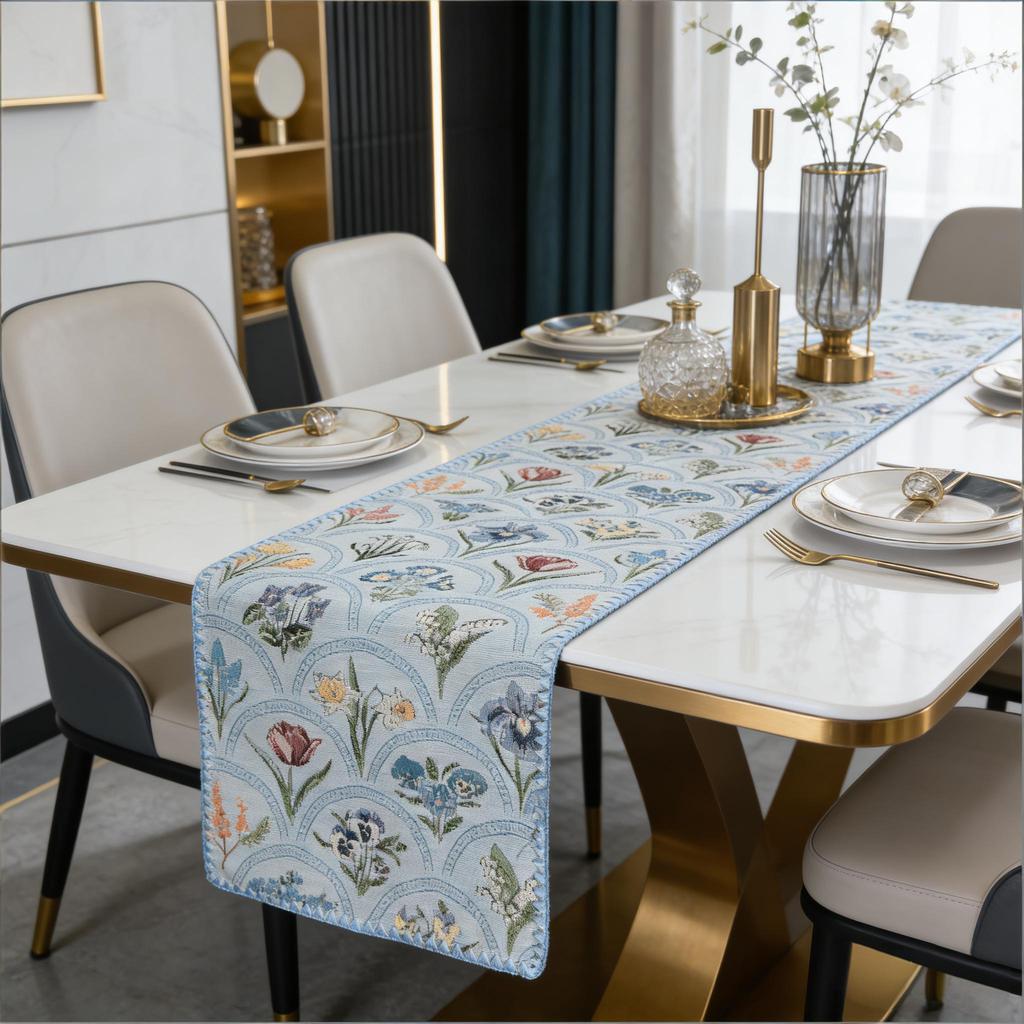 All-match Tablecloth Mat Dining Table, TV Cabinet & Center Table Nordic Cotton Linen Table Runner