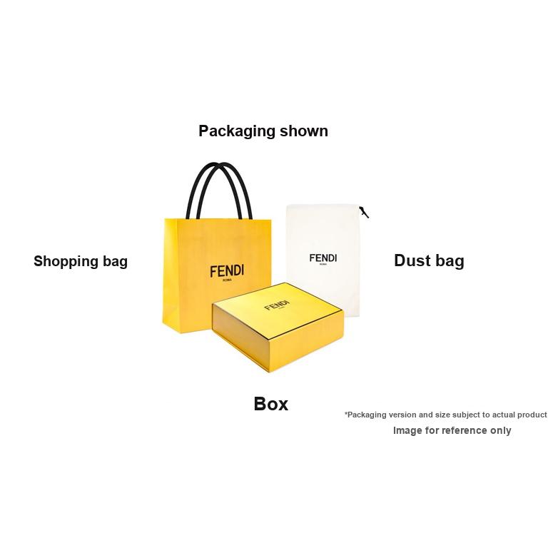 Fendi Roma Series Brand Logo Calfskin Card Holder Men Card Holder Brown 7M0164ALWKF0L3T