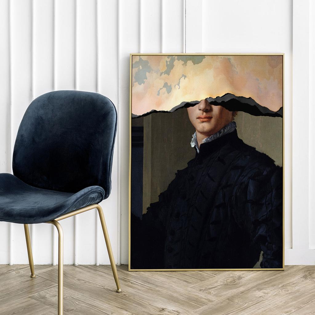 Torn Portrait Poster