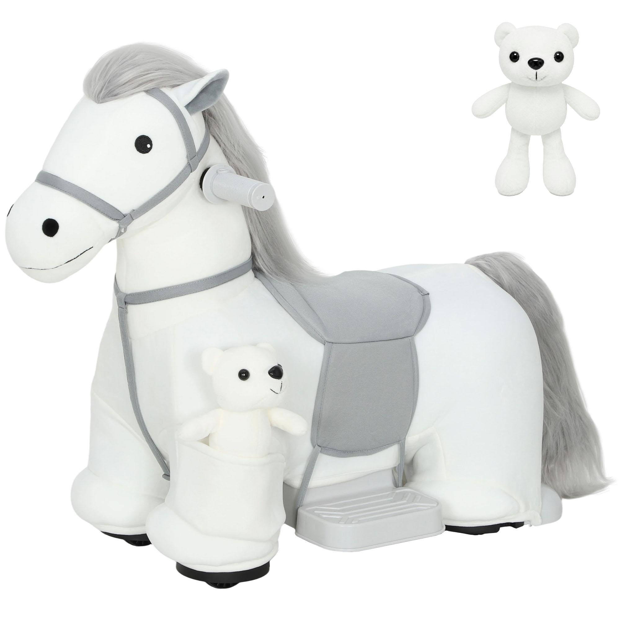 Electric Ride-On Horse with Music 6V