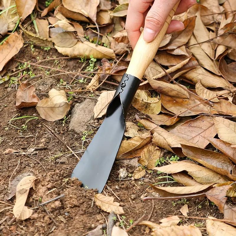 2 Stück Metall Gartenkellen - Handschaufeln zum Graben, Umpflanzen, Pflanzen und Unkrautjäten
