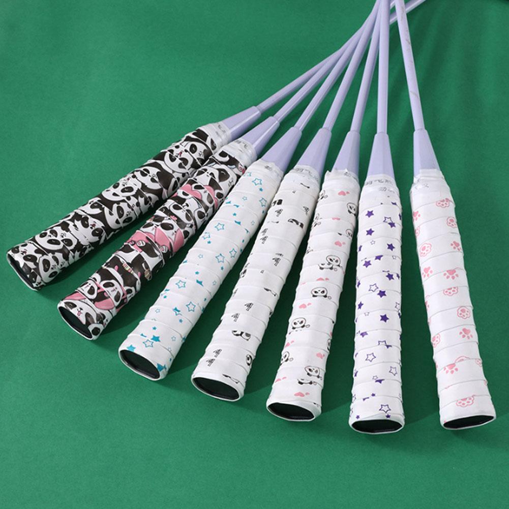 Cartoon Design Tennis Overgrip Schweißabsorbierend Rutschfest Schläger PU 1 Stück Für Tennis/Badminton/Sq B8O4