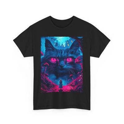Cheshire Cat T-Shirt Unisex Mens Womens Alice In Wonderland Rave Psychedelic Tee