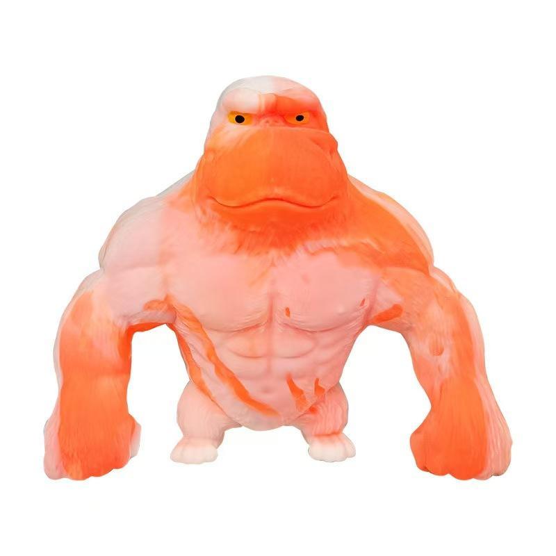 Stretchy Gorilla Fidget Toy Slow Rebound Elastic Stress Relief Squeeze Toy Suitable for Kids Adults Home School Relaxation