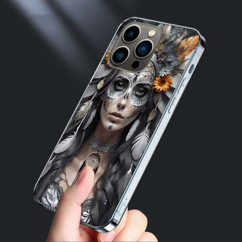 

Dreamcatcher Sugarskull Phone Case For Iphone 16 15+ Pro Max 17 Air Capa 14 Plus 16E 13 Pro 12 Mini 11 Cove iPhone 15