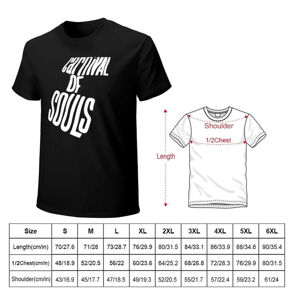 Carnival Of Souls Title T-Shirt Vintage T Shirts Baggy Shirts Graphic T Shirt Vintage Mens Plain T Shirts