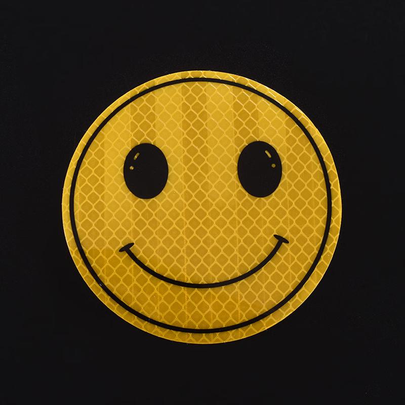 DAXTE Reflective Smile Face Car Sticker