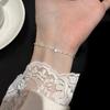Exquisite Silver Flake Star Bracelet for Women - Layered Five-Pointed Star Design, Perfect Summer Jewelry Gift for Best Friend