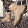 MX08 Men's Shoes Cotton Boots Outdoor Workwear Battlefield Training High Top Plus Plush Warm Desert