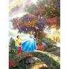 150-piece jigsaw puzzle - Cinderella's beautiful love story, written by Thomas Kinkade, popular Korean puzzle
