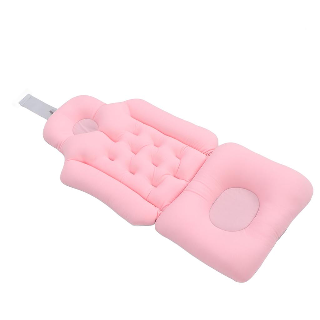 Bathtub Cushion Soft Breathable Folding Headrest Back Support Bath Pillow Cushion for Adults Spa