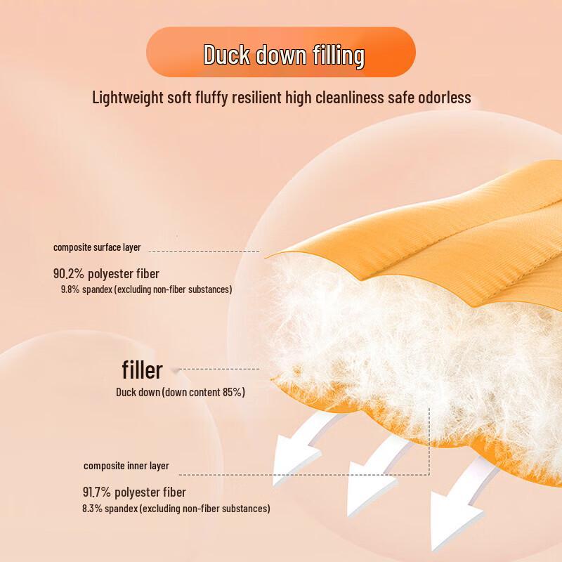 Yiershuang Men's 3-Layer Thickened Duck Down & Lamb Fleece Thermal Pants