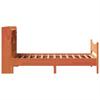 Solid Wood Bed without Mattress Wax Brown 75 x 190 cm Pine Wood