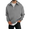 Men's Casual Loose-Fit Collared   Shirt With Long Sleeves