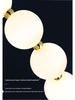 Nordic Modern Minimalist LED Chandelier - Pearl Necklace Design for Living Room, Bedroom, and Restaurant.