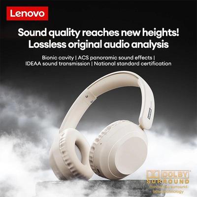 Cuffie Gaming Over-Ear Originali Lenovo LE601 Wireless Bluetooth 6.0 Suono Stereo a 360° Livello IMAX Lunga Durata Pieghevoli