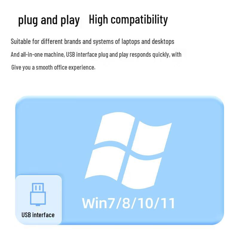 Lenovo Baiying TL11 Wired Keyboard Mouse Combo