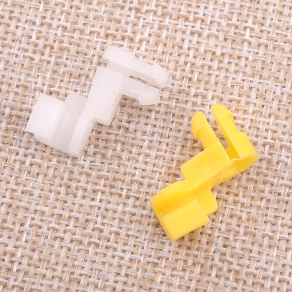 CITALL 100 Pcs 69293-12060 69293-12050 Nylon Car Front Door Handle Lock 5mm Rod End Clips Fit for Toyota Lexus 8.5mm